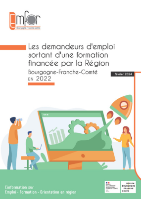 Les demandeurs d'emploi sortant d'une formation financée par la Région Bourgogne-Franche-Comté en 2022