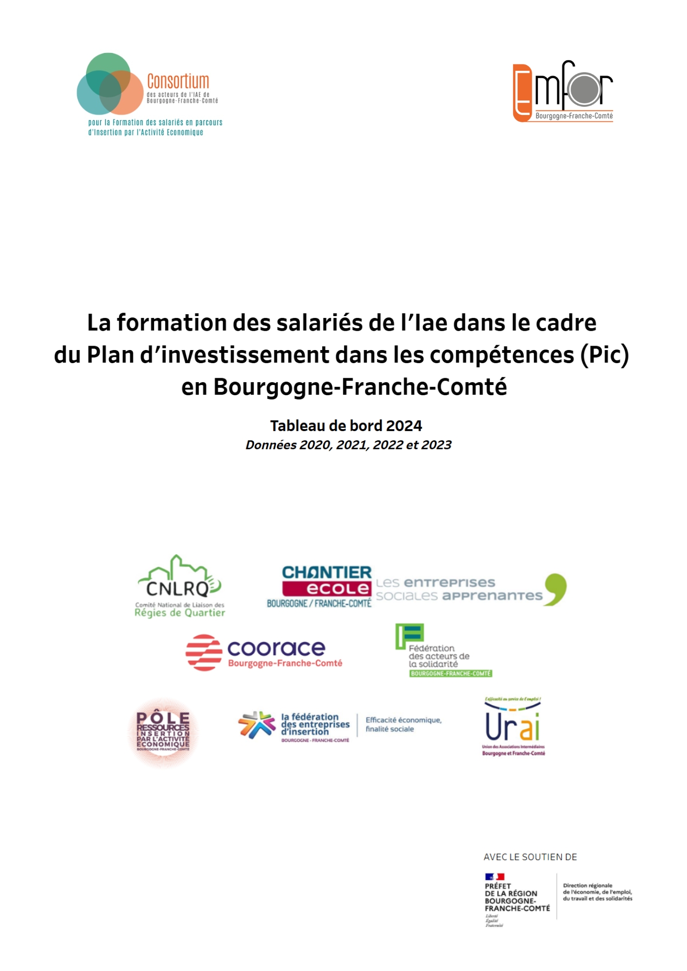 La formation des salariés de l'Iae en BFC 2024