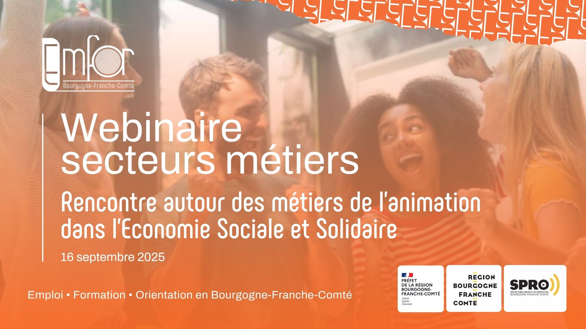 Rencontre autour des métiers de l'animation dans l'Economie Sociale et Solidaire -Replay
