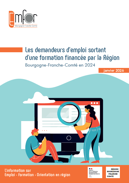 Les demandeurs d'emploi sortant d'une formation financée par la Région Bourgogne-Franche-Comté en 2024