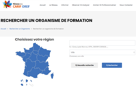 recherche organisme [©Emfor]