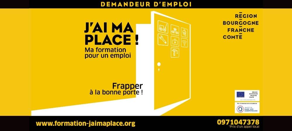 J’ai ma place formation emploi gratuite bourgogne franche-comté