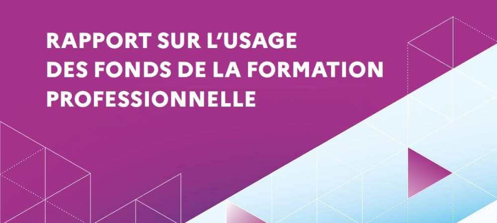 rapport sur l'usage des fonds formation