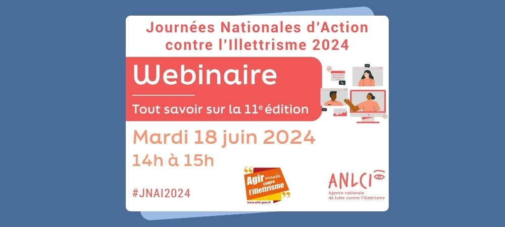 webinaire journées nationales d'action contre l'illettrisme