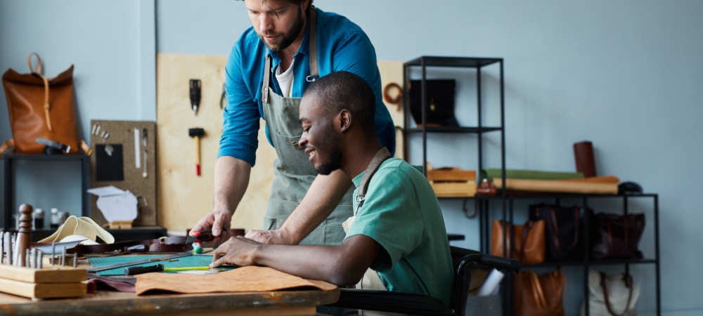 Personne en situation de handicap en apprentissage
