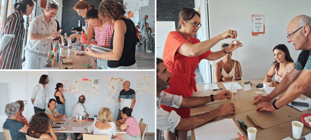 Participants a des ateliers