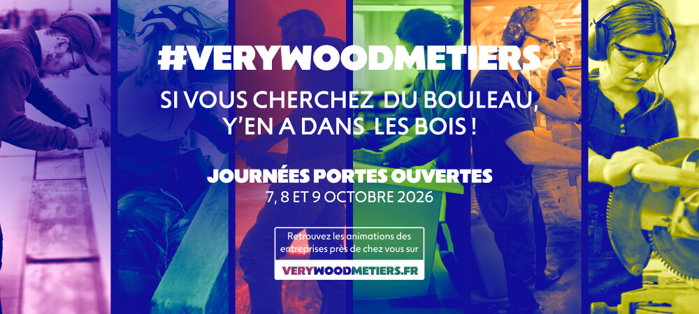 Bannière Very wood métiers 2026